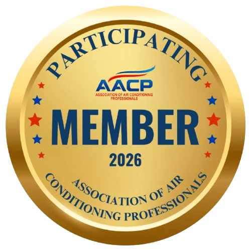 Participating AACP Member 2026 Badge - Association of Air Conditioning Professionals